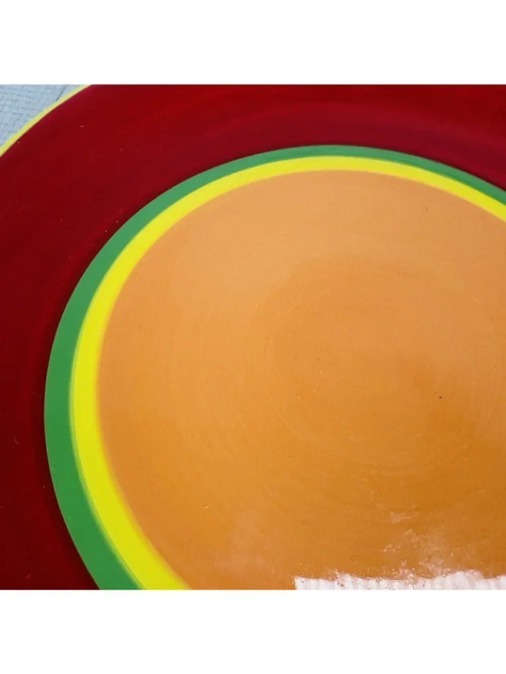 Dansk CARIBE ARUBA ORANGE & Red Green Yellow Rings 8 3/4